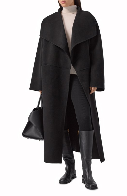 Кожаные сапоги Avenue 25 Sergio Rossi B15630/MMVN13 Чёрный  B15630/MMVN13 Фото 3