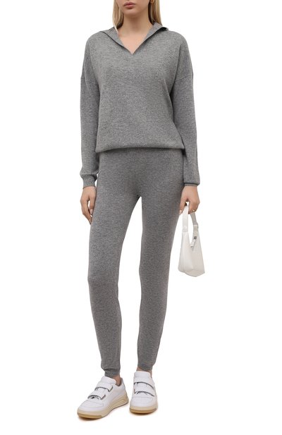 Джоггеры из шерсти и кашемира ALLUDE, арт. 215/17008, фото 2