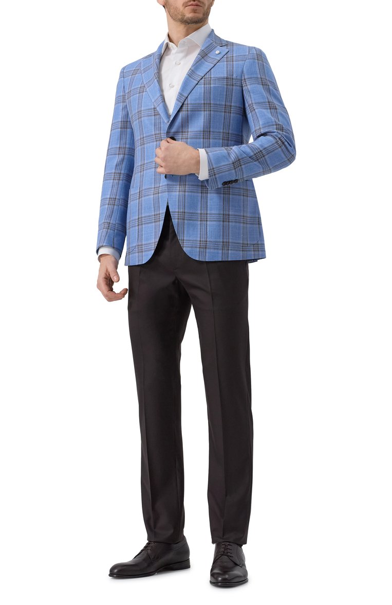 Пиджак из шерсти и шелка LUIGI BIANCHI, арт. 2564/52003, фото 3