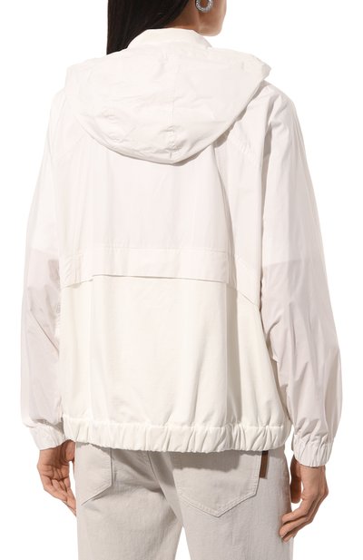 Ветровка BRUNELLO CUCINELLI белого цвета по цене 330500 руб., арт. MB574EP406, фото 4 Ветровка BRUNELLO CUCINELLI, арт. MB574EP406, фото 4
