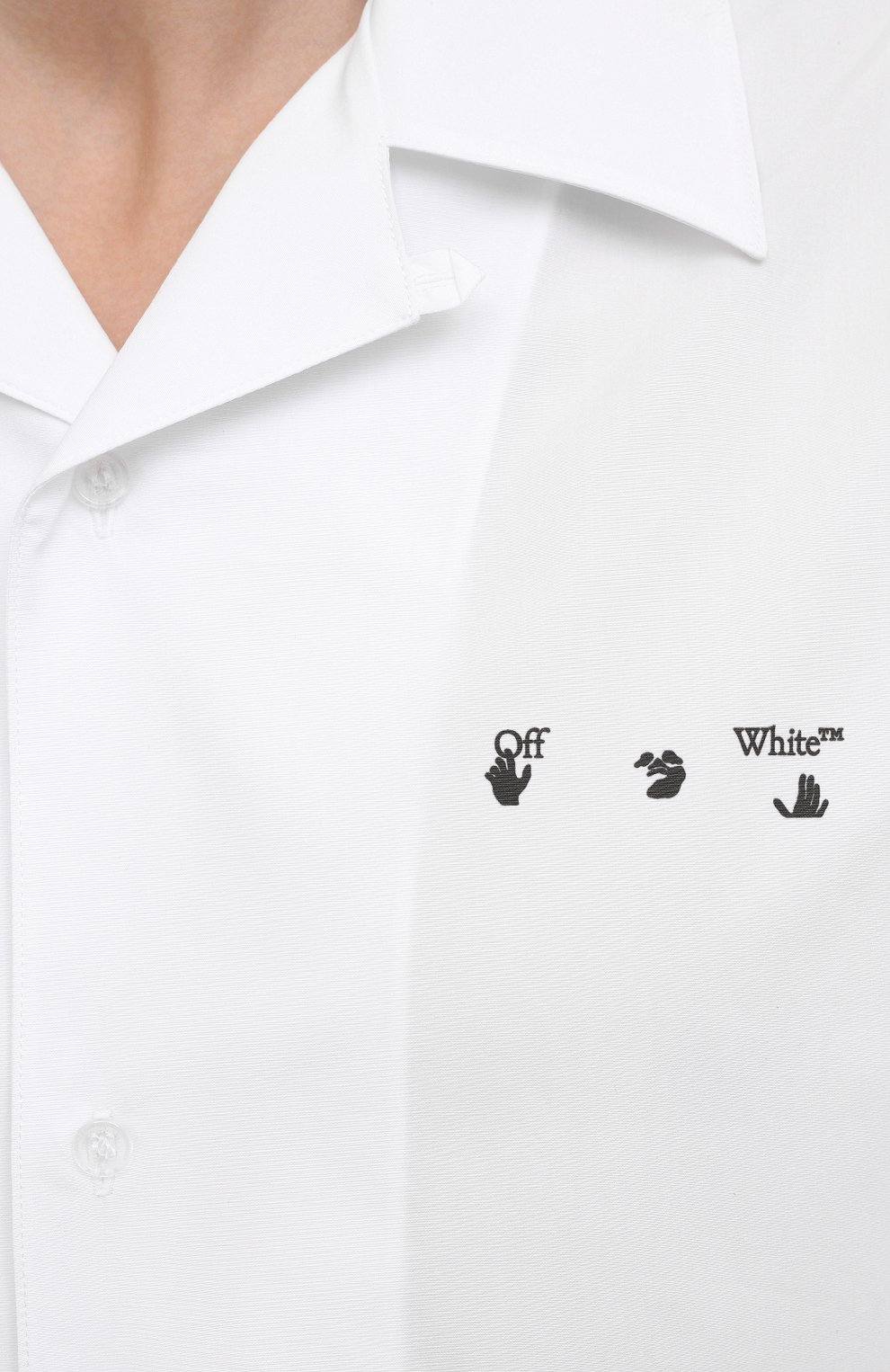 Хлопковая рубашка OFF-WHITE, арт. 0MGA163S21FAB009, фото 5