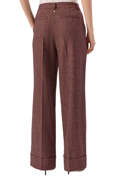 Брюки из шерсти и шелка LORENA ANTONIAZZI, арт. PA30B/5044, фото 4