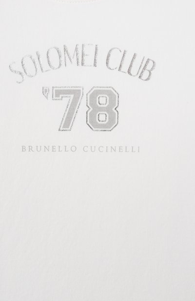 Хлопковая футболка BRUNELLO CUCINELLI, арт. B0T81T462B, фото 3