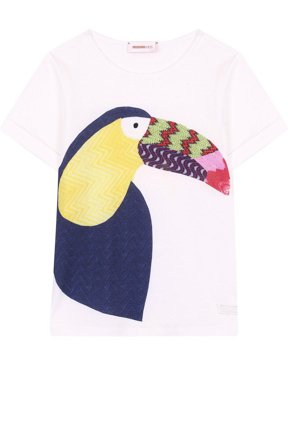 Хлопковая футболка с аппликацией MISSONI, арт. E18.BA.219502, фото 1