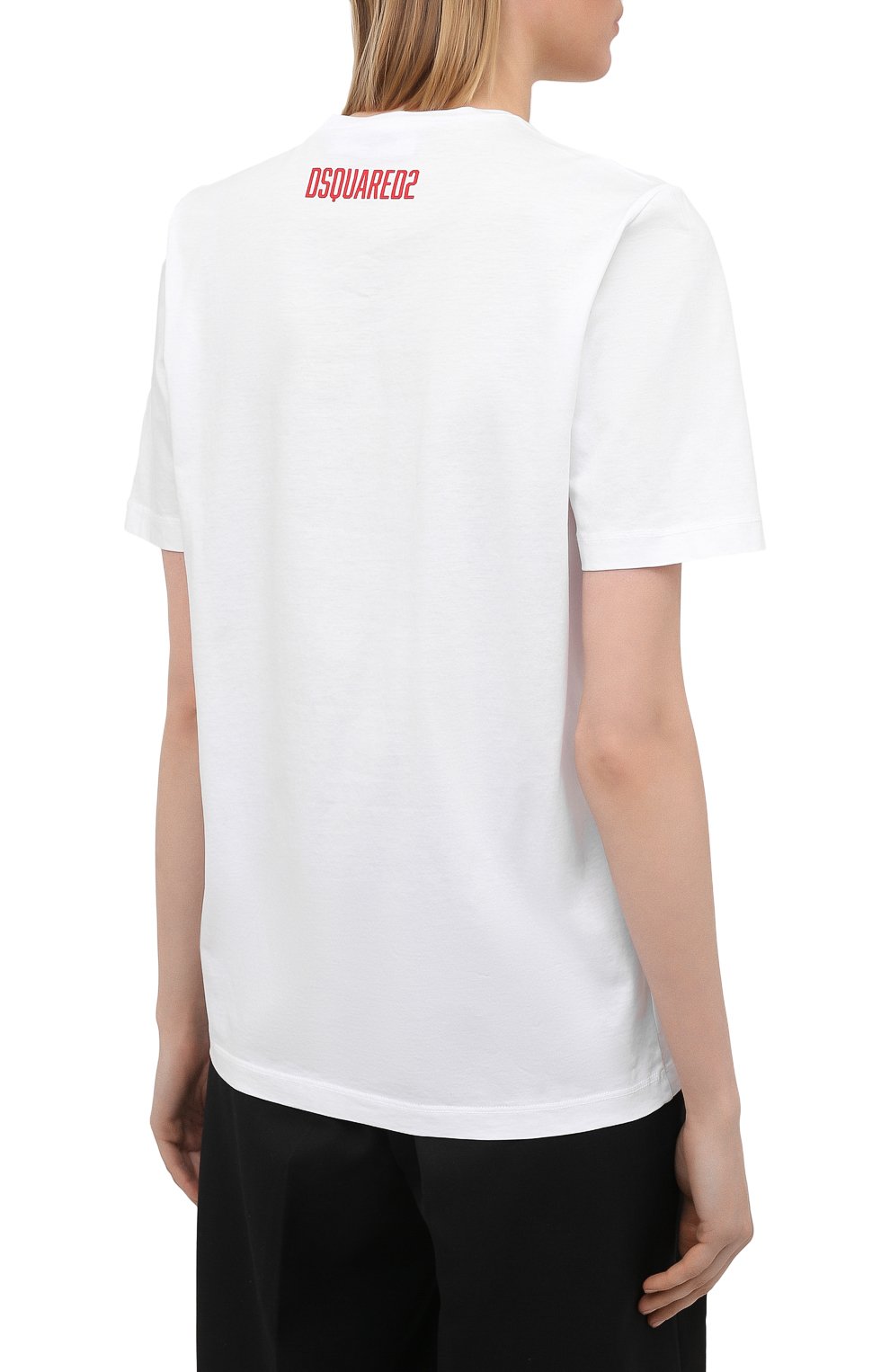 Хлопковая футболка DSQUARED2, арт. S72GD0298/S23009, фото 4