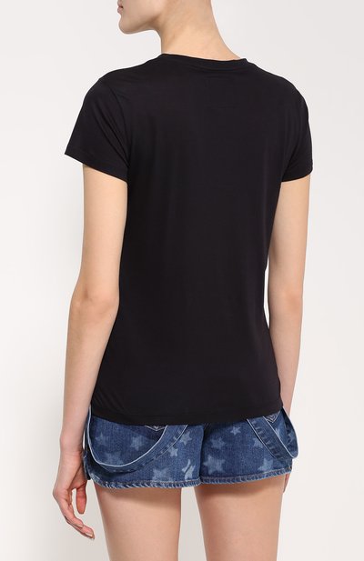 Хлопковая футболка прямого кроя с заклепками VALENTINO, арт. LB0MG02Z/2QJ, фото 4