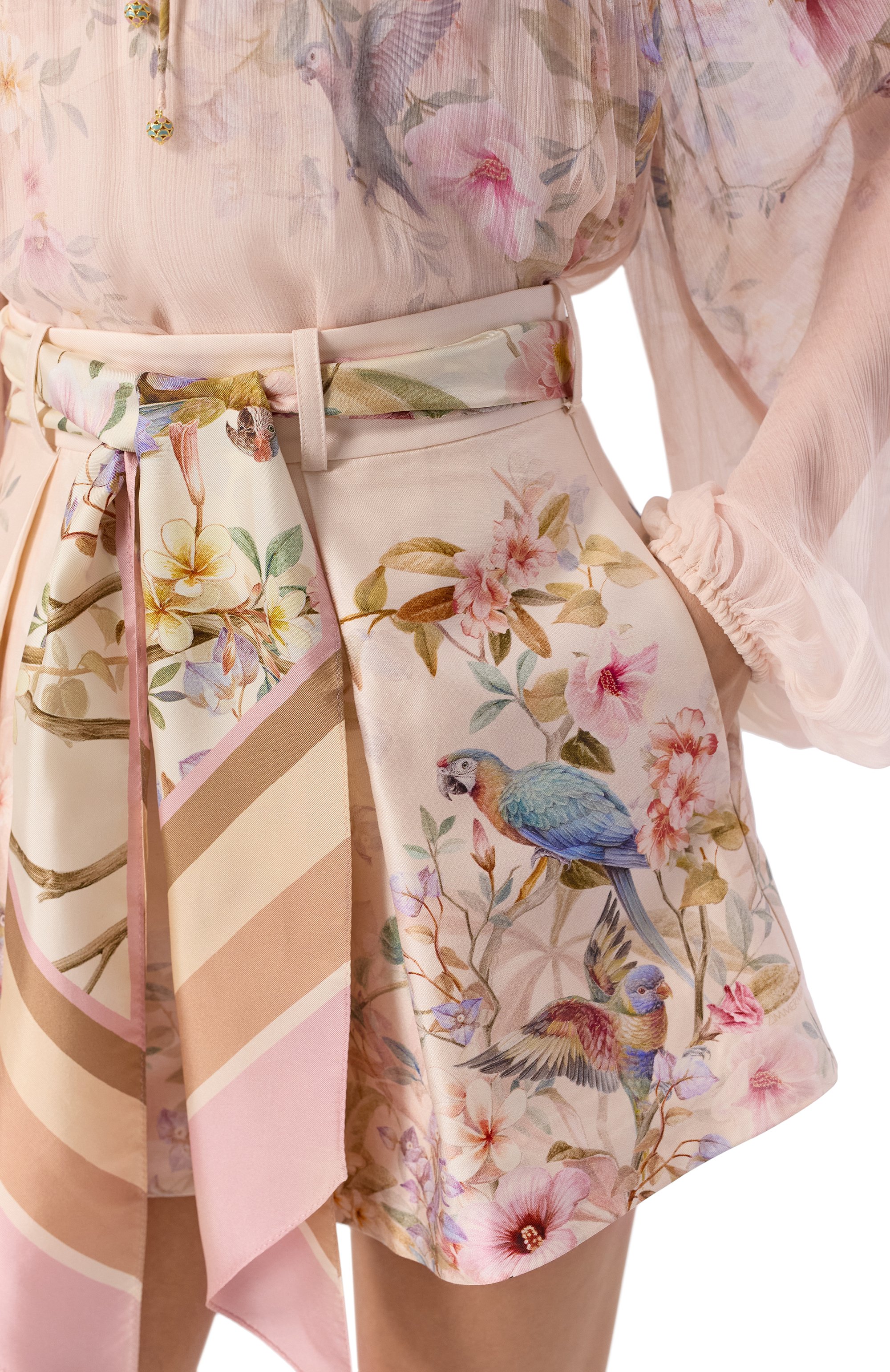 Шорты из шелка и хлопка ZIMMERMANN, арт. 4257AC261, фото 5