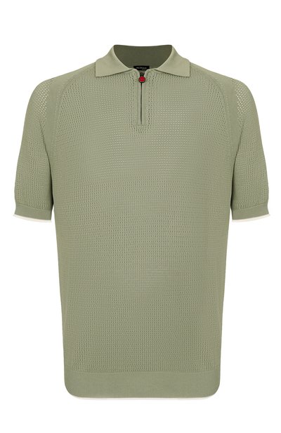 Мужская хлопковое поло KITON, арт. UMK064902