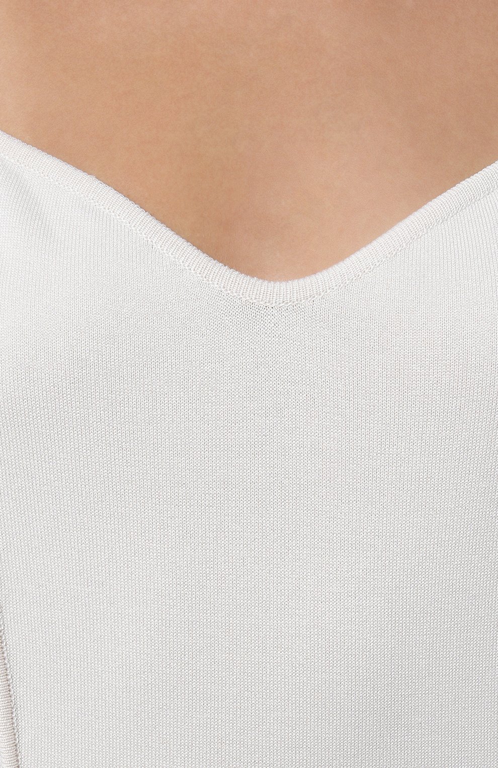 Платье из шелка и вискозы FREEAGE молочного цвета по цене 70000 руб., арт. S23.DR051.6070.111, фото 5 Платье из шелка и вискозы FREEAGE, арт. S23.DR051.6070.111, фото 5