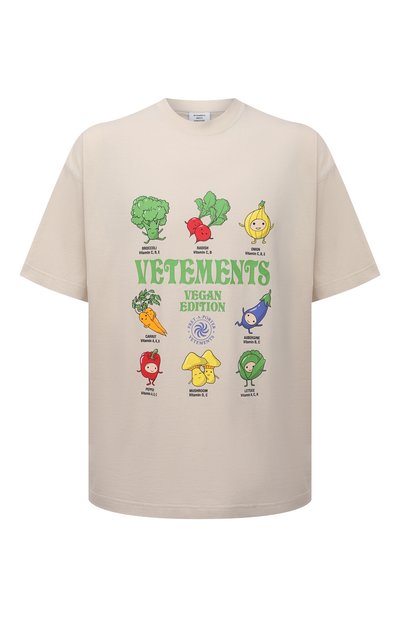 Женская хлопковая футболка VETEMENTS, арт. UA52TR380W 1611/W