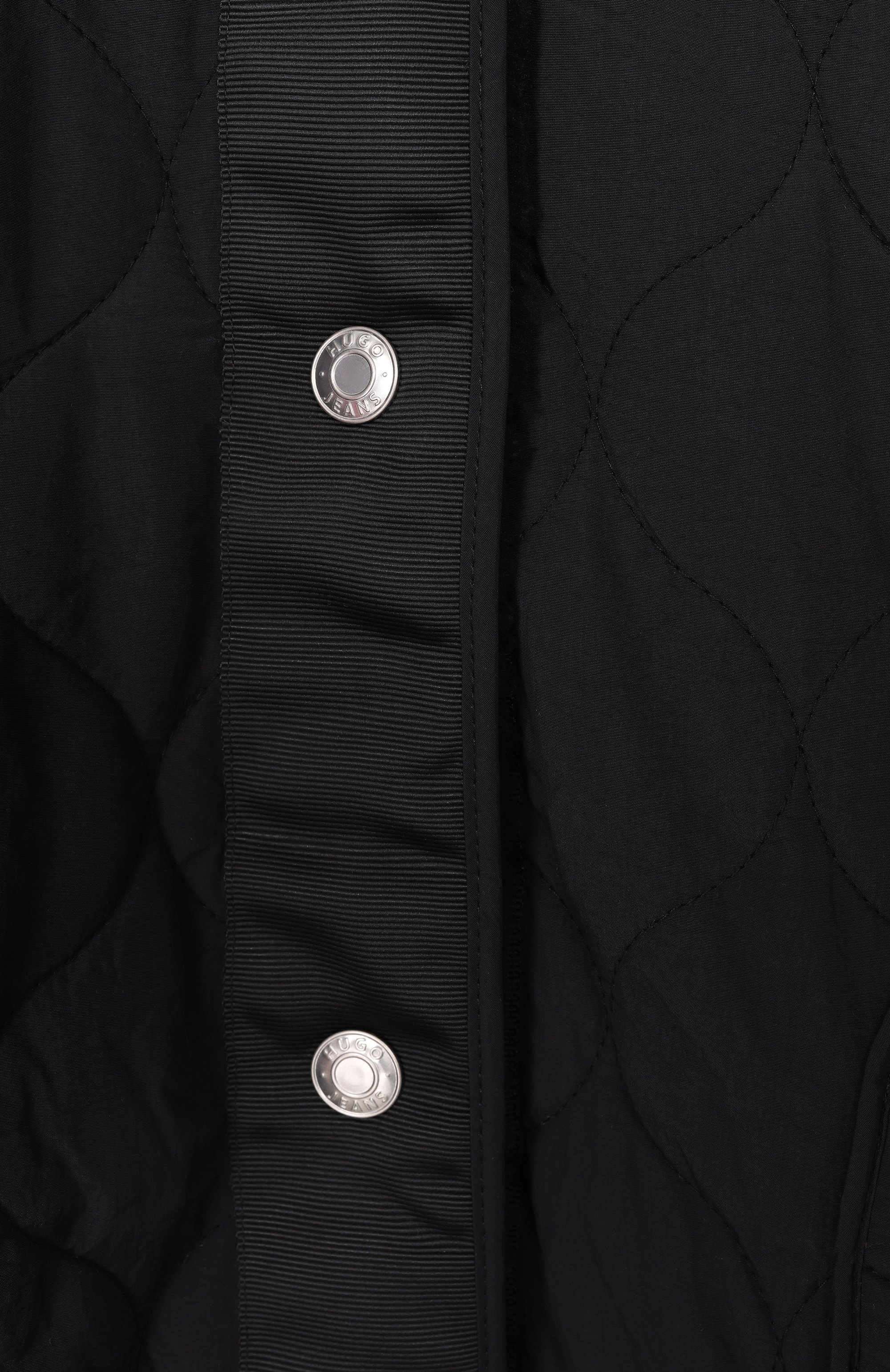 Утепленная парка HUGO черного цвета по цене 38700 руб., арт. G00526, фото 3 Утепленная парка HUGO, арт. G00526, фото 3