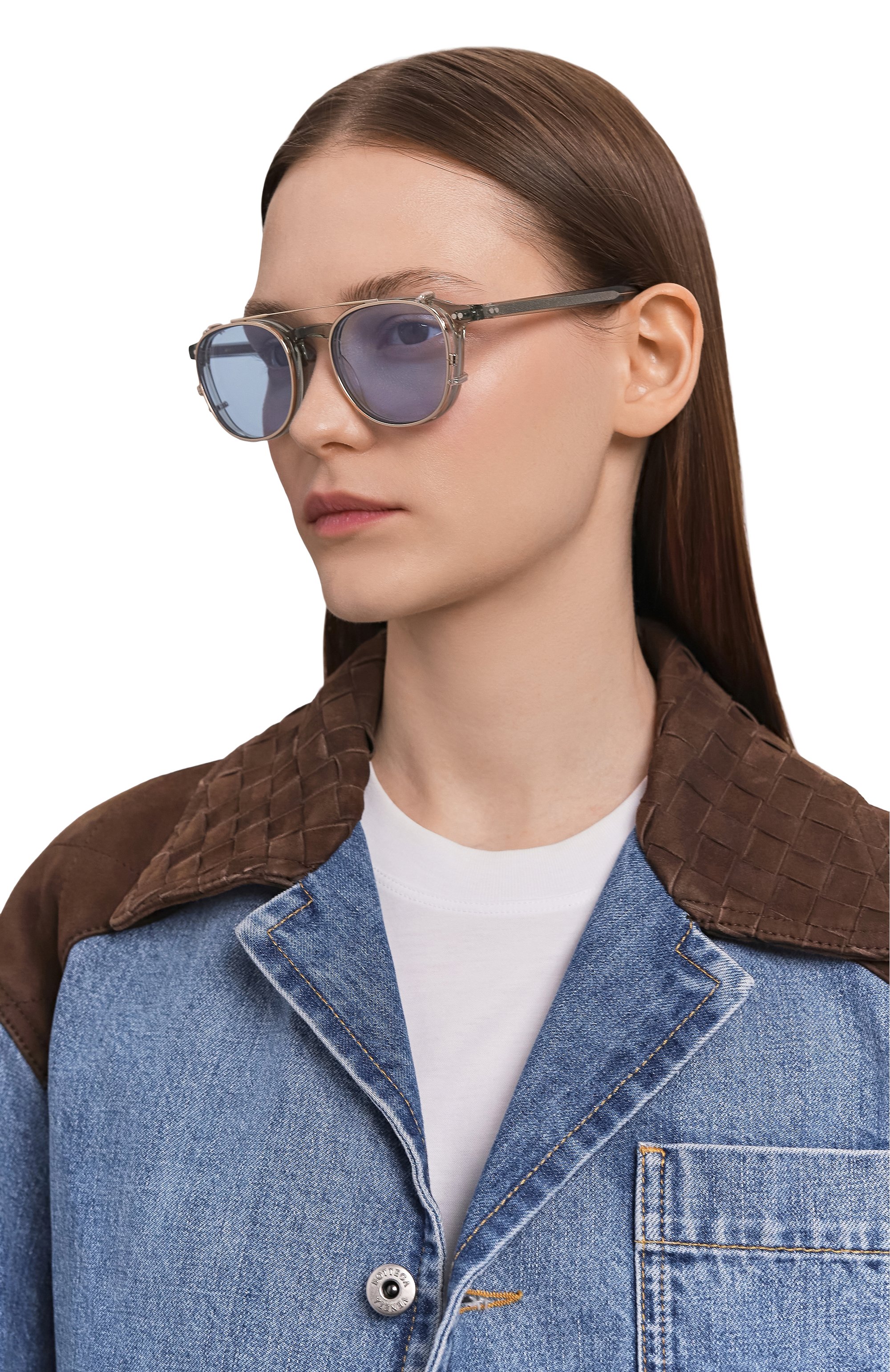 Оправа с клипоном MOSCOT, арт. ARTHUR SAGE/BEL AIR BLUE CLIP, фото 3