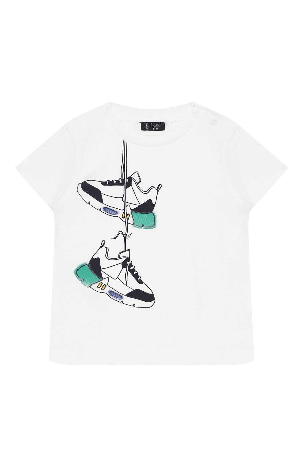 Хлопковая футболка IL GUFO, арт. P20TS226M0014/3M-9M, фото 1