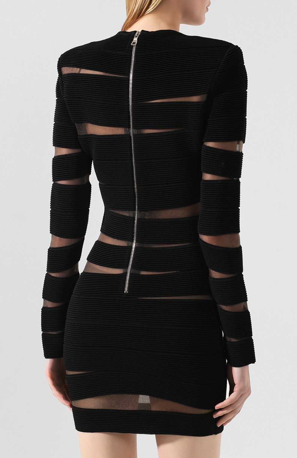 Платье из вискозы BALMAIN, арт. SF06230/K532, фото 4