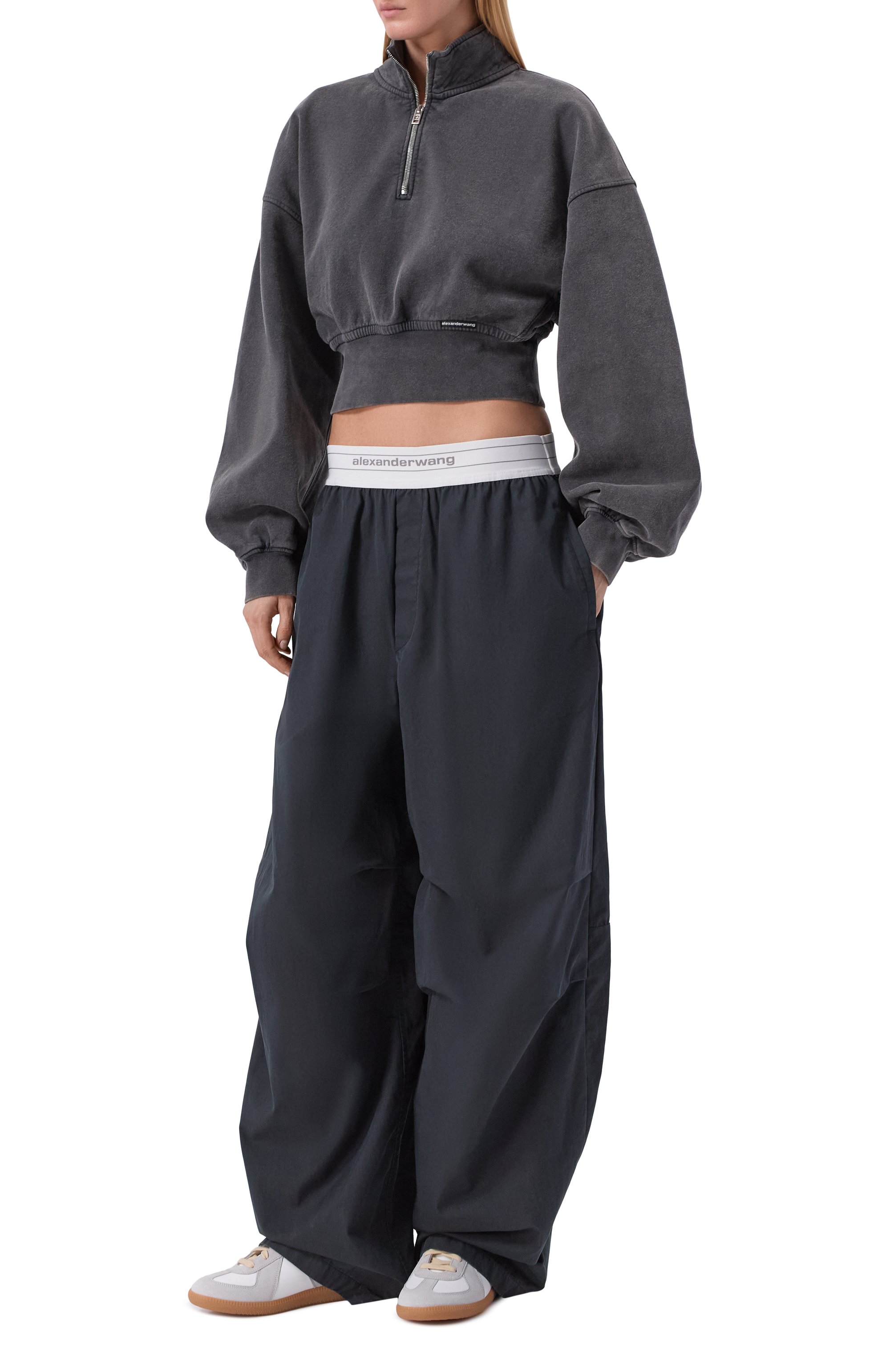 Хлопковые брюки ALEXANDER WANG, арт. 1WC3264062, фото 2