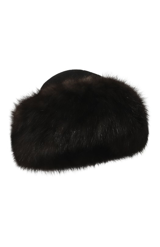 Шапка из меха соболя Black Sable BS-47CF4 Чёрный BS-47CF4