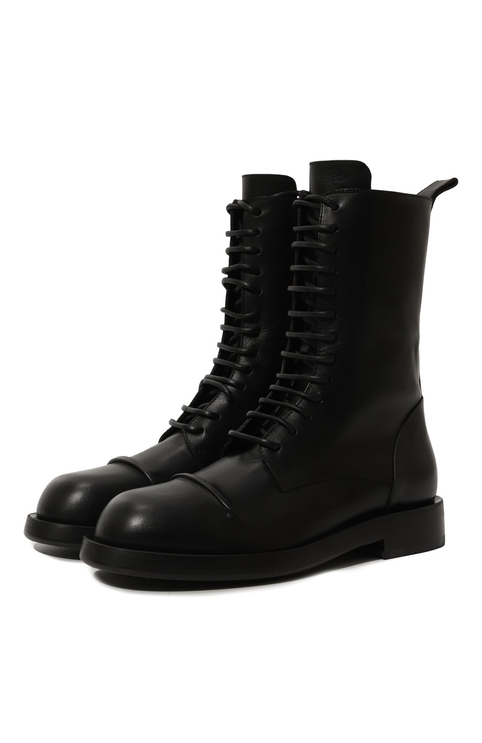 Кожаные ботинки gillian pintruck ANN DEMEULEMEESTER, арт. 2402-W-C15-LT049-099, фото 1