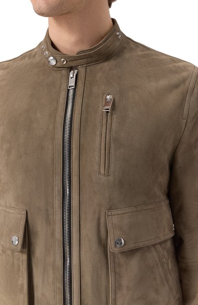 Замшевый бомбер JACOB LEE, арт. MLJ007SS25L0, фото 5