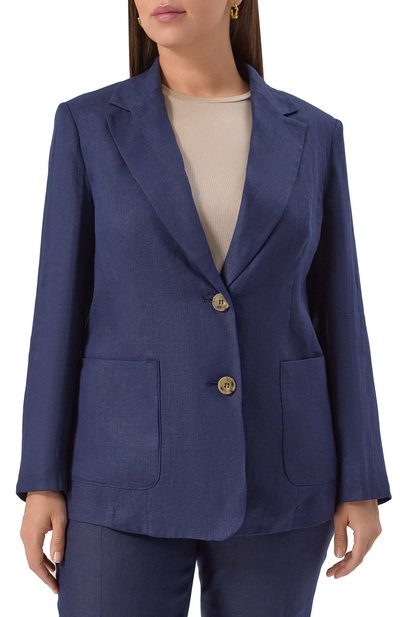 Льняной жакет PERSONA BY MARINA RINALDI, арт. LABILE, фото 3