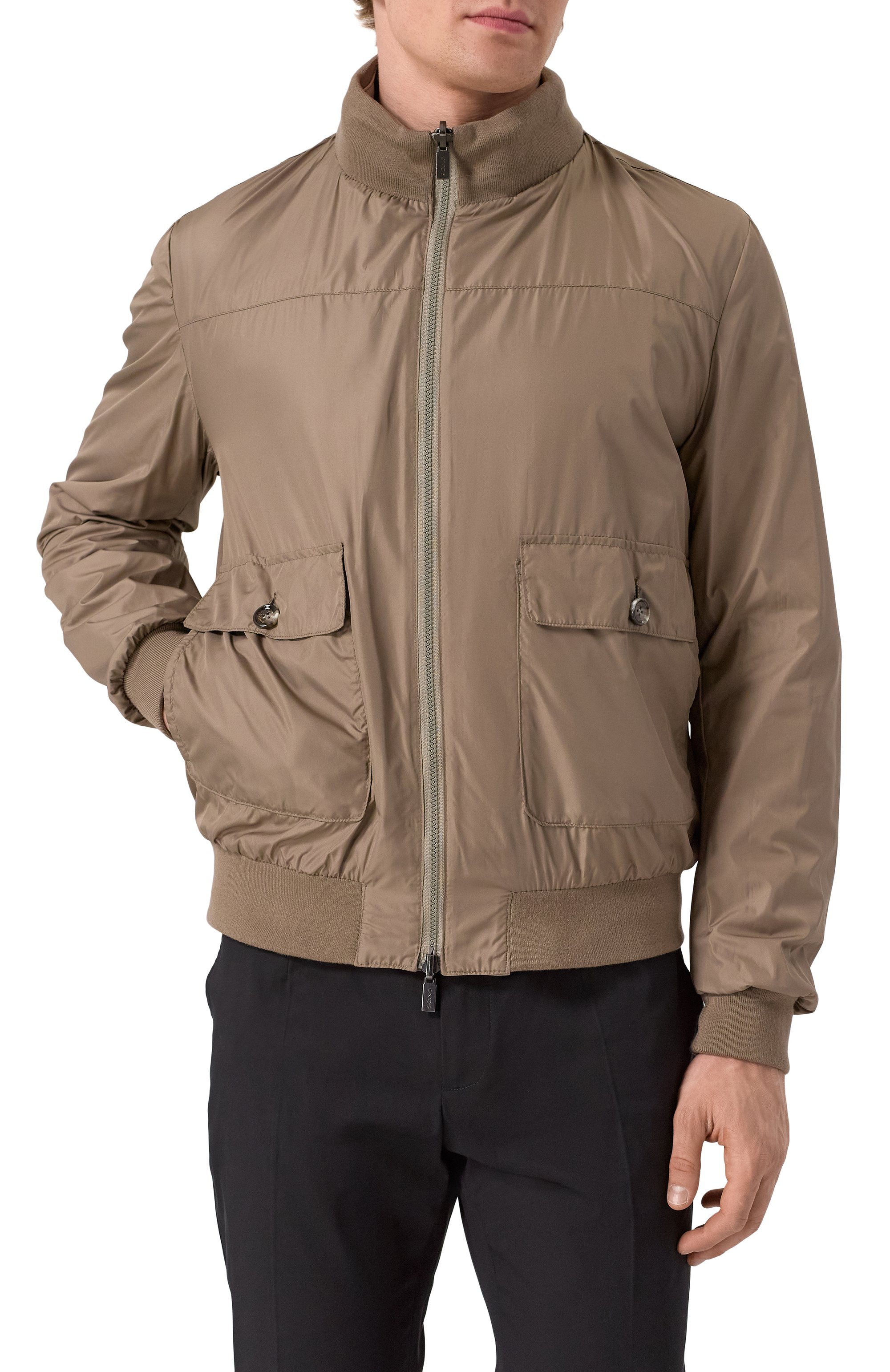 Двусторонний кожаный бомбер GIMO'S, арт. 5S20.1.030.63R, фото 9