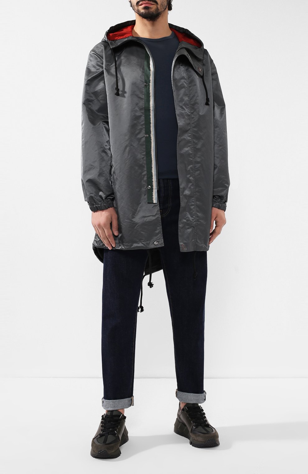 Парка ACNE STUDIOS темно-серого цвета по цене 33250 руб., арт. C90021/M, фото 2 Парка ACNE STUDIOS, арт. C90021/M, фото 2