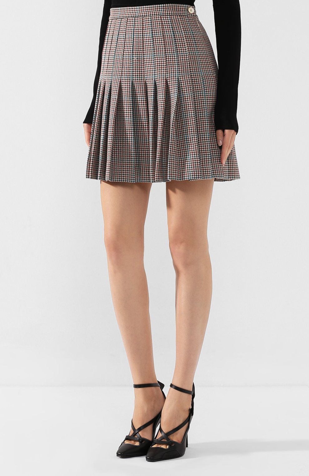 Шерстяная юбка OFF-WHITE, арт. 0WCC080E19F270779900, фото 3