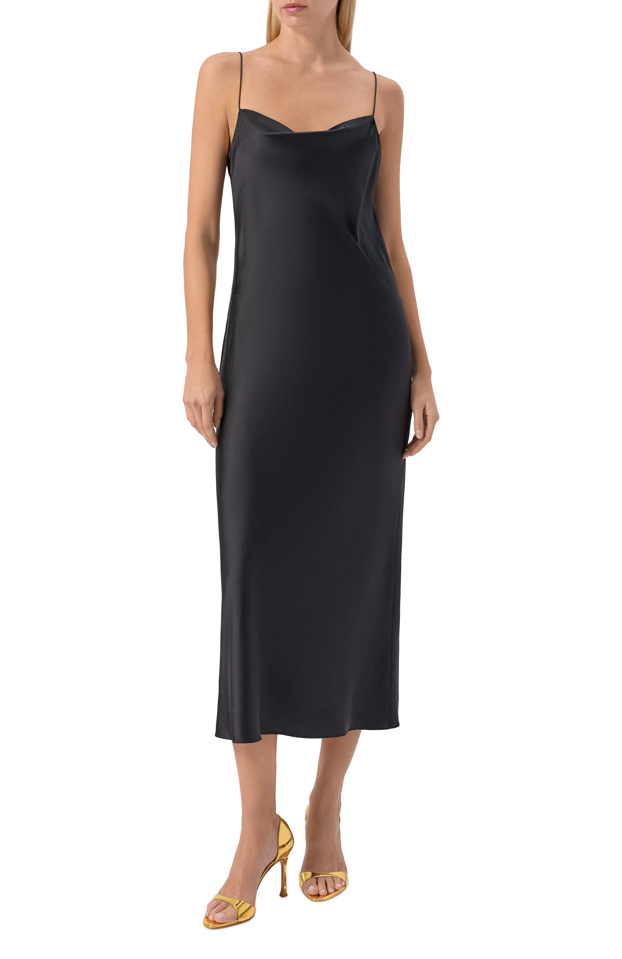 Атласное платье DOROTHEE SCHUMACHER, арт. 049503, фото 3