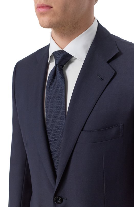 Шелковый галстук Alessandro Gherardi CRAVATTA-C/1006 Синий  CRAVATTA-C/1006 Фото 2