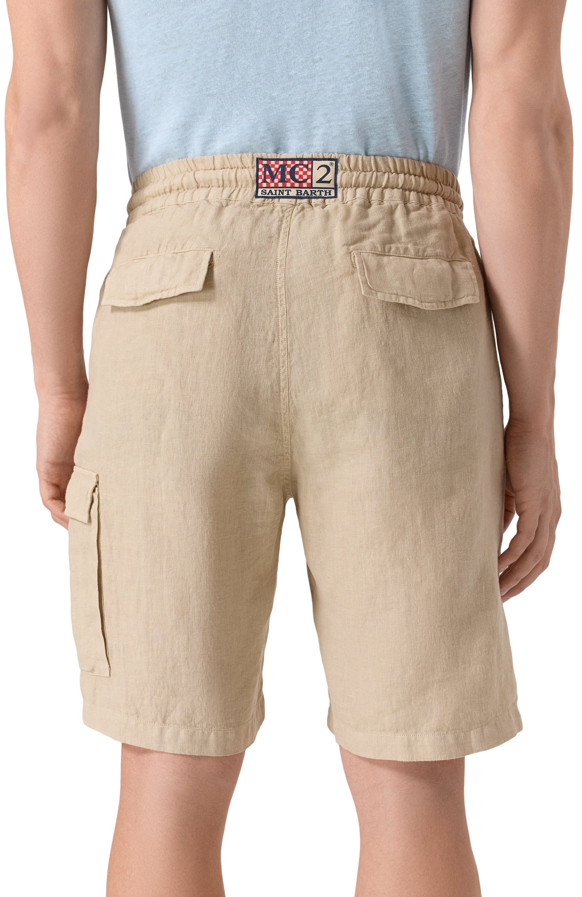 Льняные шорты MC2 SAINT BARTH, арт. STBM MARSEILLE/00275H, фото 4
