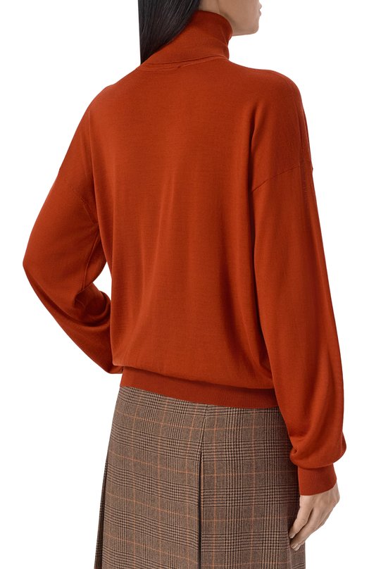 Шерстяная водолазка Saint Laurent 850331/Y76GM Оранжевый  850331/Y76GM Фото 4