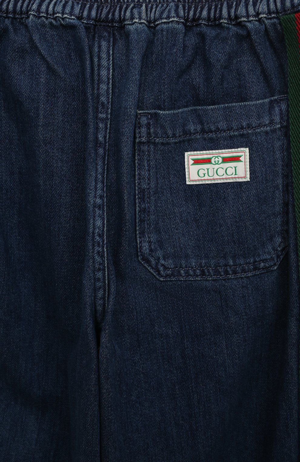 Джинсы GUCCI синего цвета по цене 39050 руб., арт. 660168, фото 3 Джинсы GUCCI, арт. 660168, фото 3