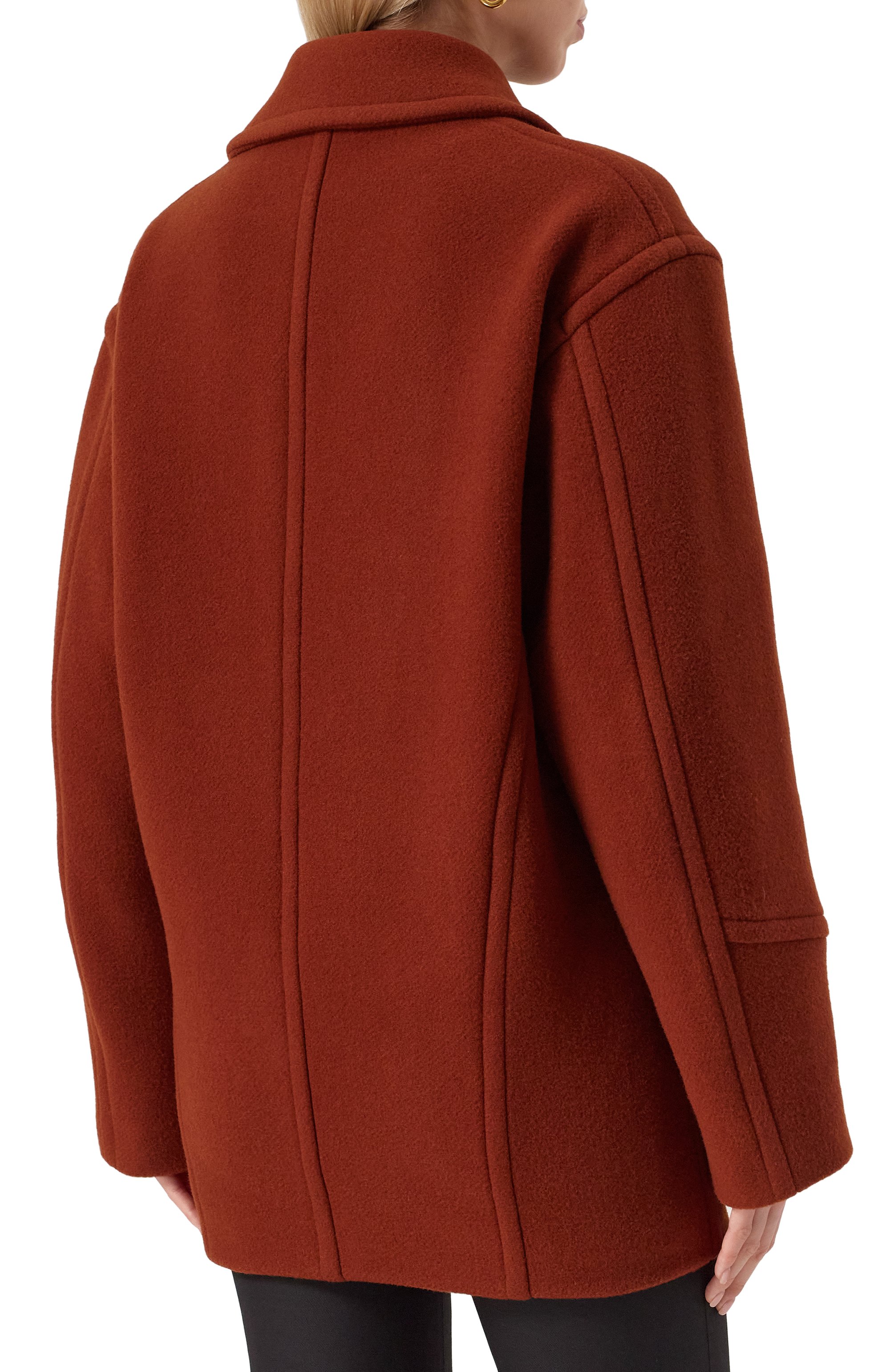 Шерстяное полупальто PETAR PETROV, арт. F24M5, фото 4