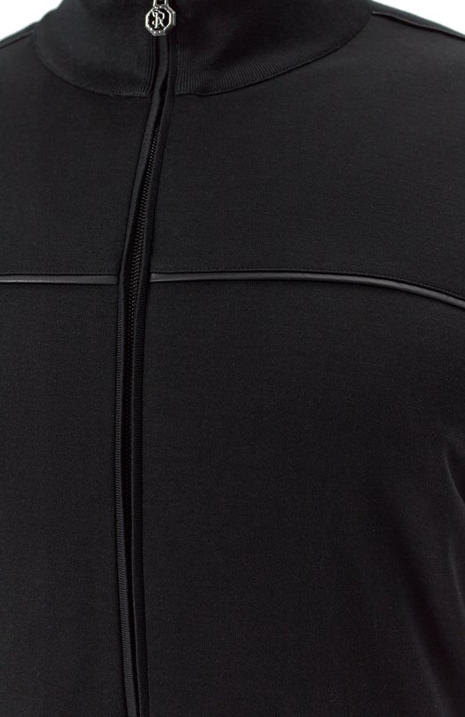 Толстовка из хлопка и шелка Stefano Ricci K818922R31/T25170/62 Чёрный  K818922R31/T25170/62 Фото 5