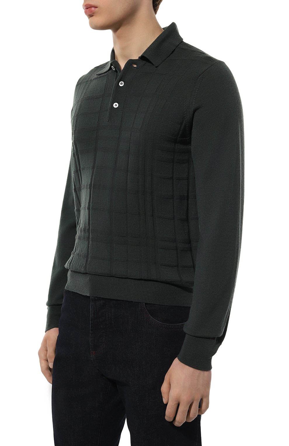 Шерстяное поло CANALI, арт. C0017/MK02152, фото 3