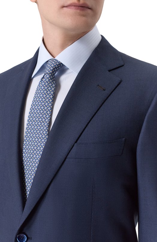 Шерстяной костюм Zilli SP2B01M029740133U Синий  SP2B01M029740133U Фото 6