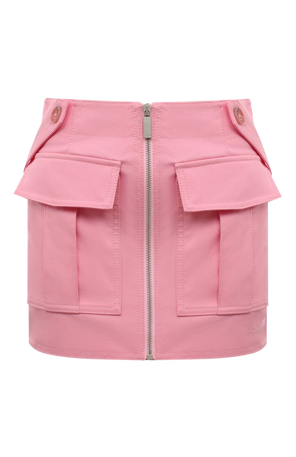 Хлопковая юбка OFF-WHITE розового цвета по цене 59450 руб., арт. 0WCY001F24FAB001, фото 1 Хлопковая юбка OFF-WHITE, арт. 0WCY001F24FAB001, фото 1