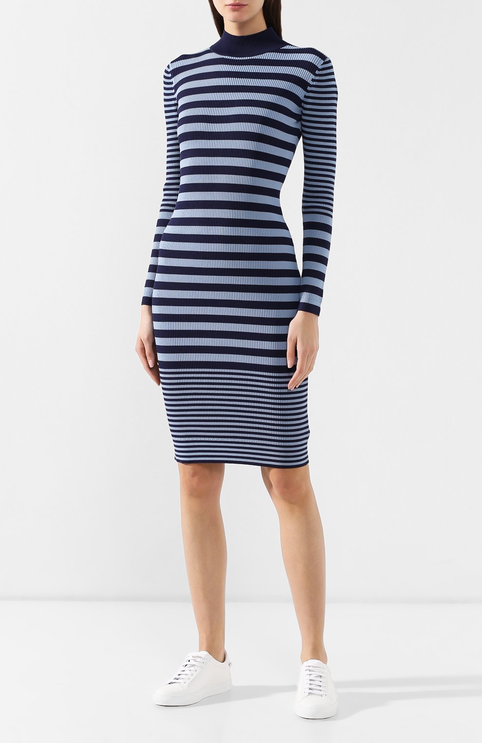 Платье-миди в полоску MICHAEL MICHAEL KORS, арт. MH88YFH5ZV, фото 3