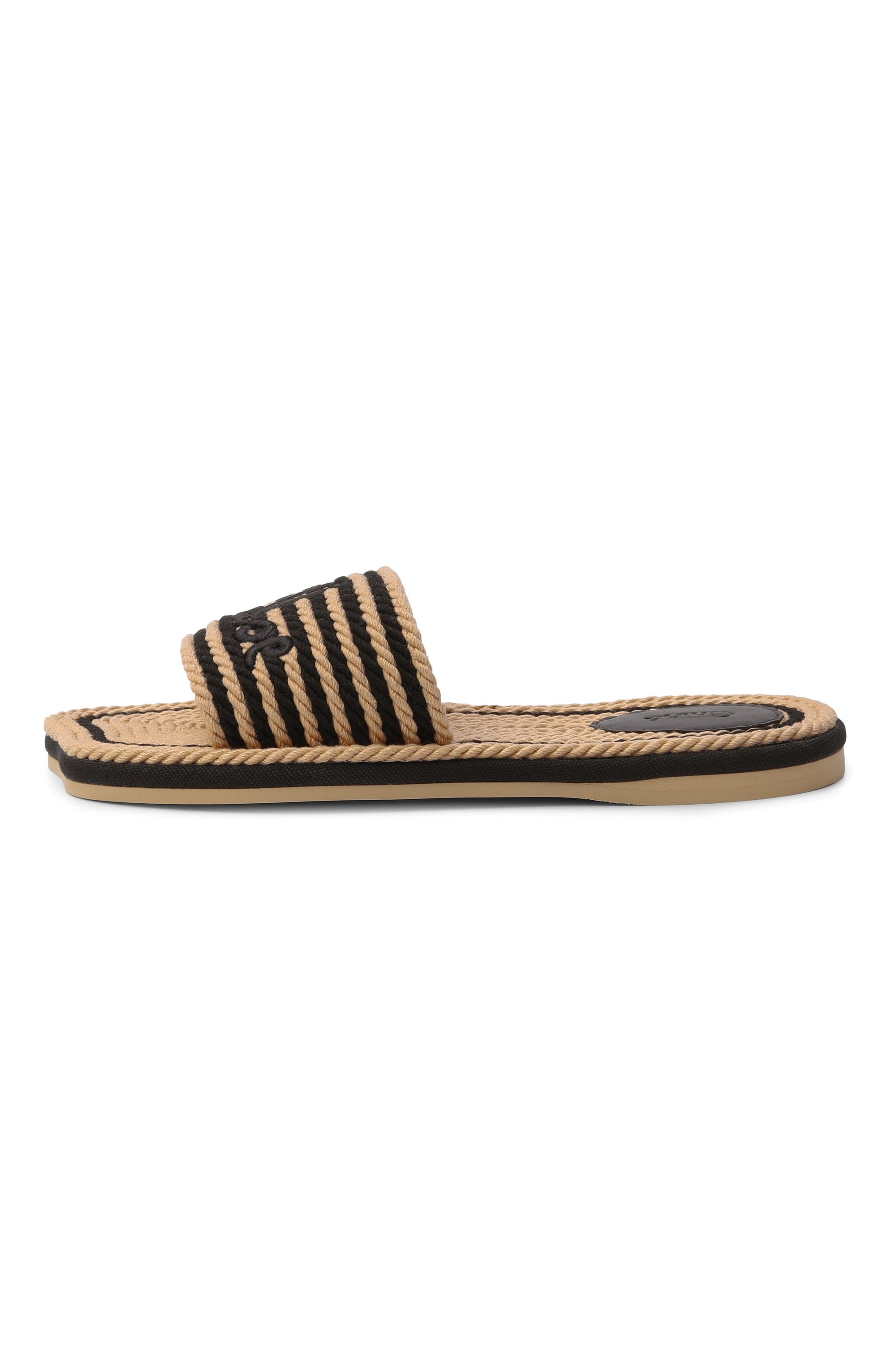 Текстильные шлепанцы chloé sand CHLOÉ, арт. CH26U19AXP, фото 4