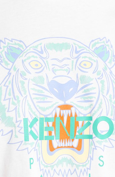 Хлопковая футболка KENZO, арт. FA52TS9594YA, фото 5