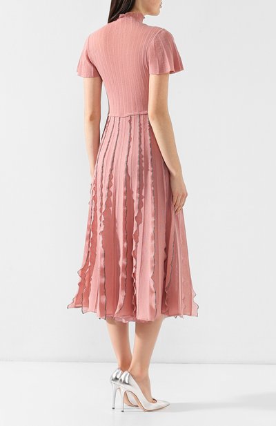 Хлопковое платье REDVALENTINO, арт. RR3KD00A/AIE, фото 4