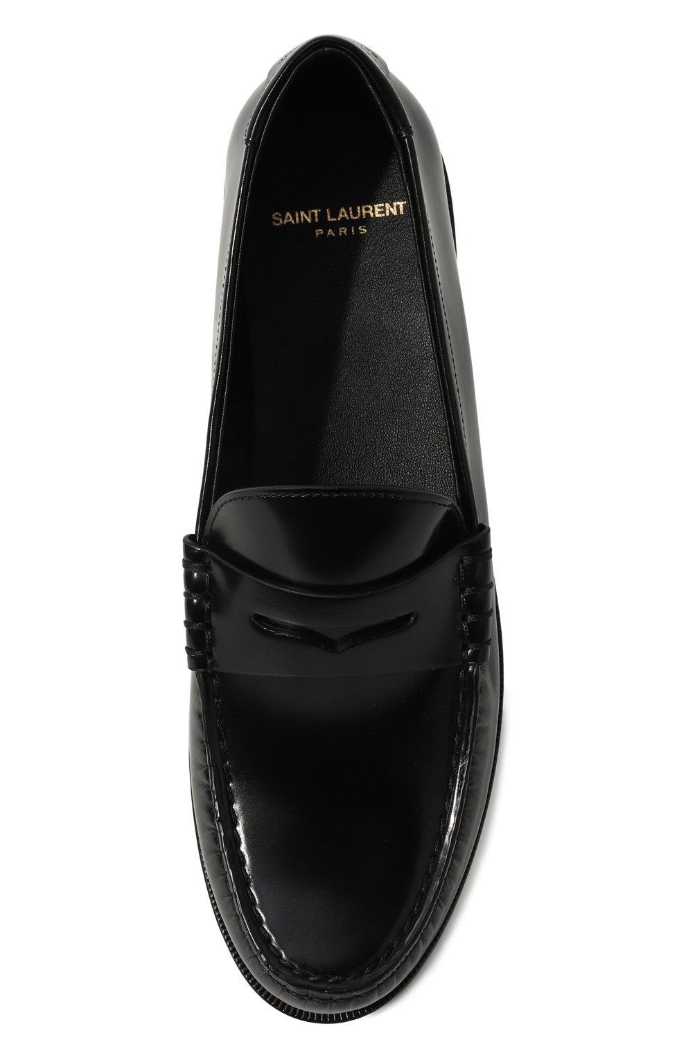 Кожаные пенни-лоферы SAINT LAURENT, арт. 670232/AAA7R, фото 6