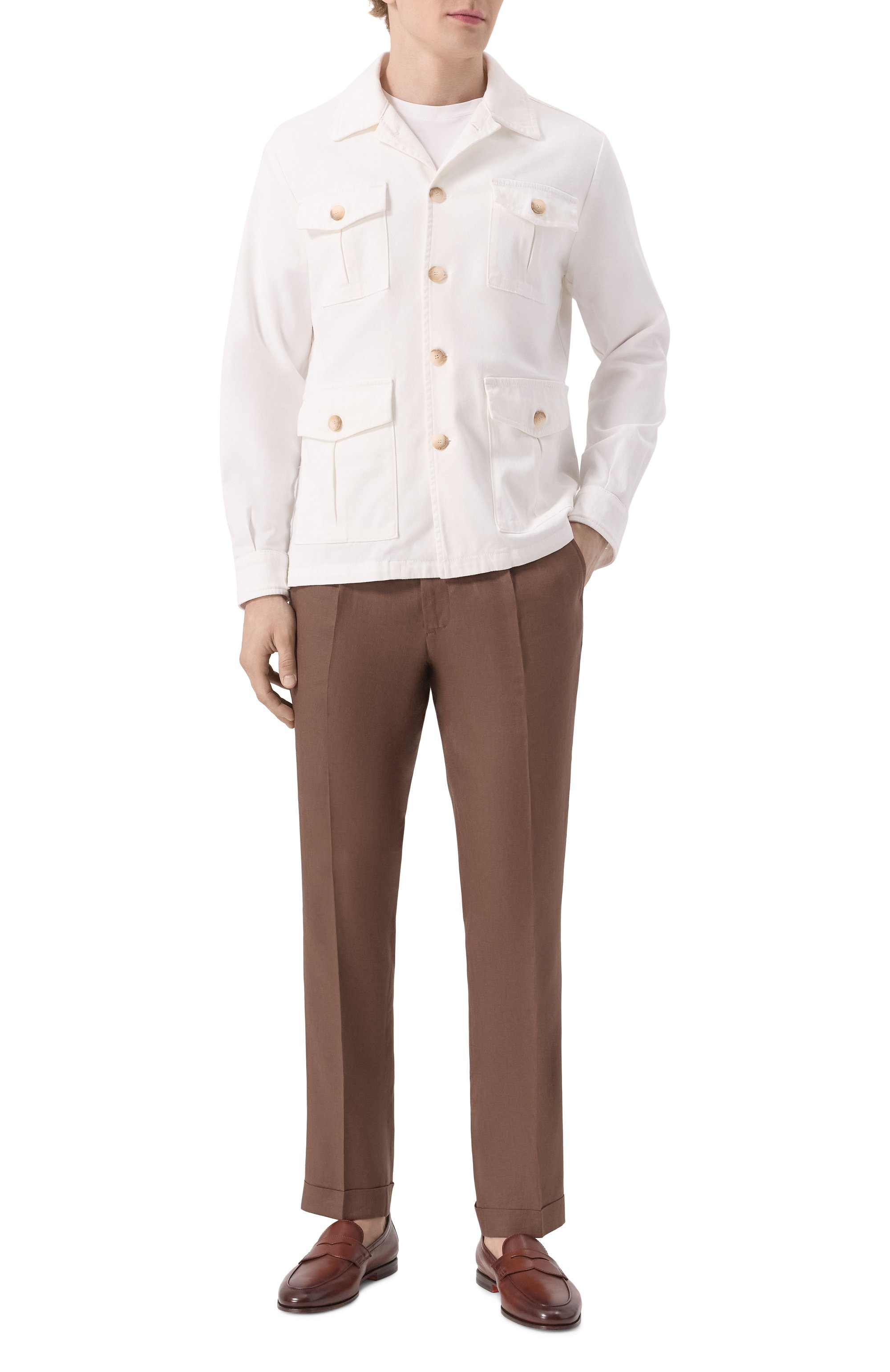 Хлопковая куртка-рубашка GRAN SASSO, арт. 78189/50302, фото 2