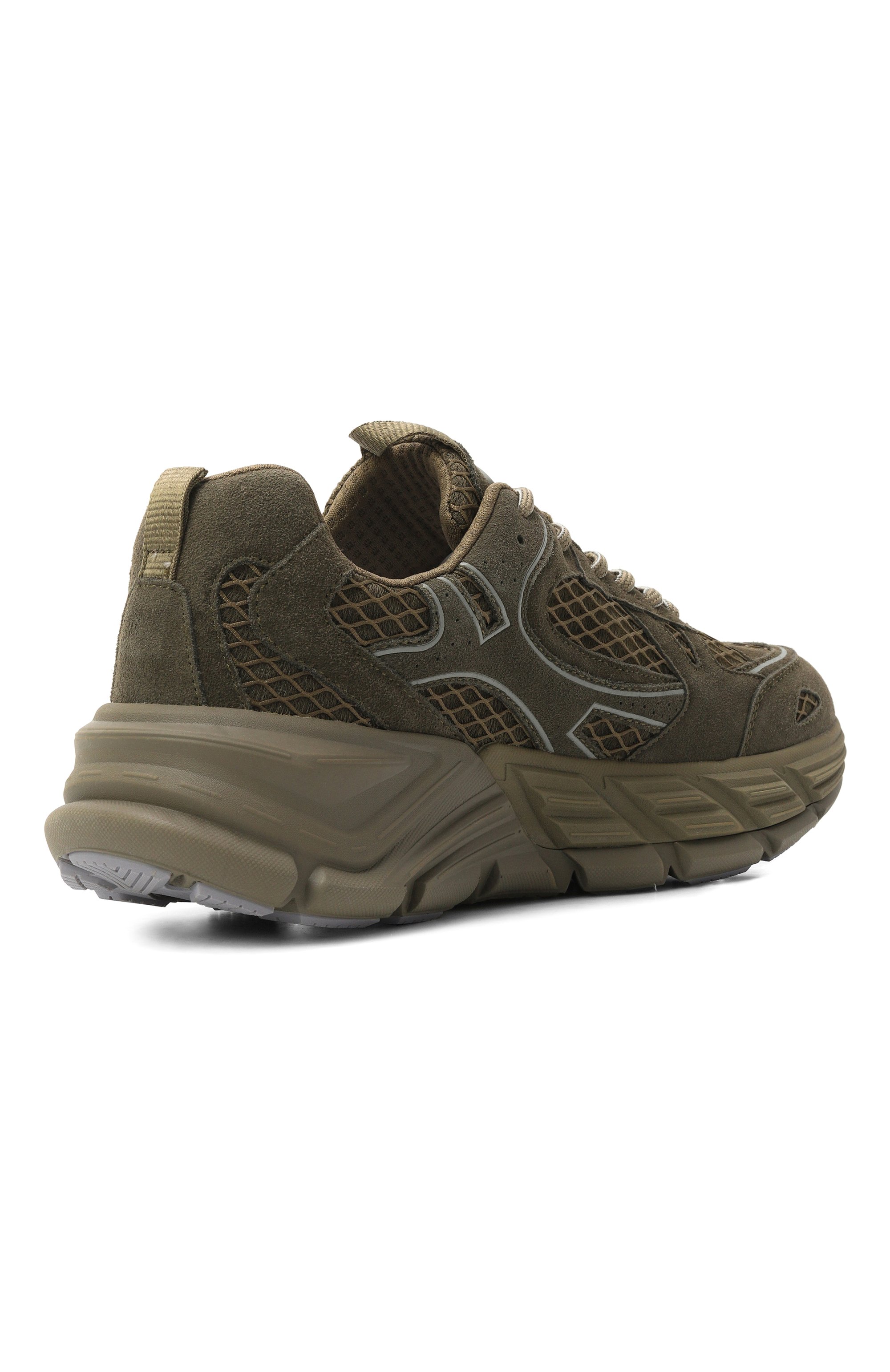 Комбинированные кроссовки ICEBERG хаки цвета по цене 29600 руб., арт. IU1706, фото 4 Комбинированные кроссовки ICEBERG, арт. IU1706, фото 4