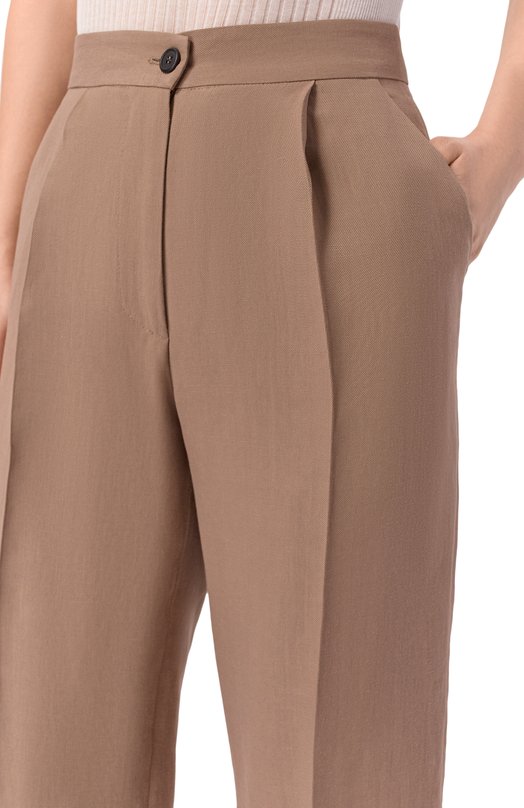 Шорты из вискозы и льна Antonelli Firenze Q8865/935 Бежевый  Q8865/935 Фото 5