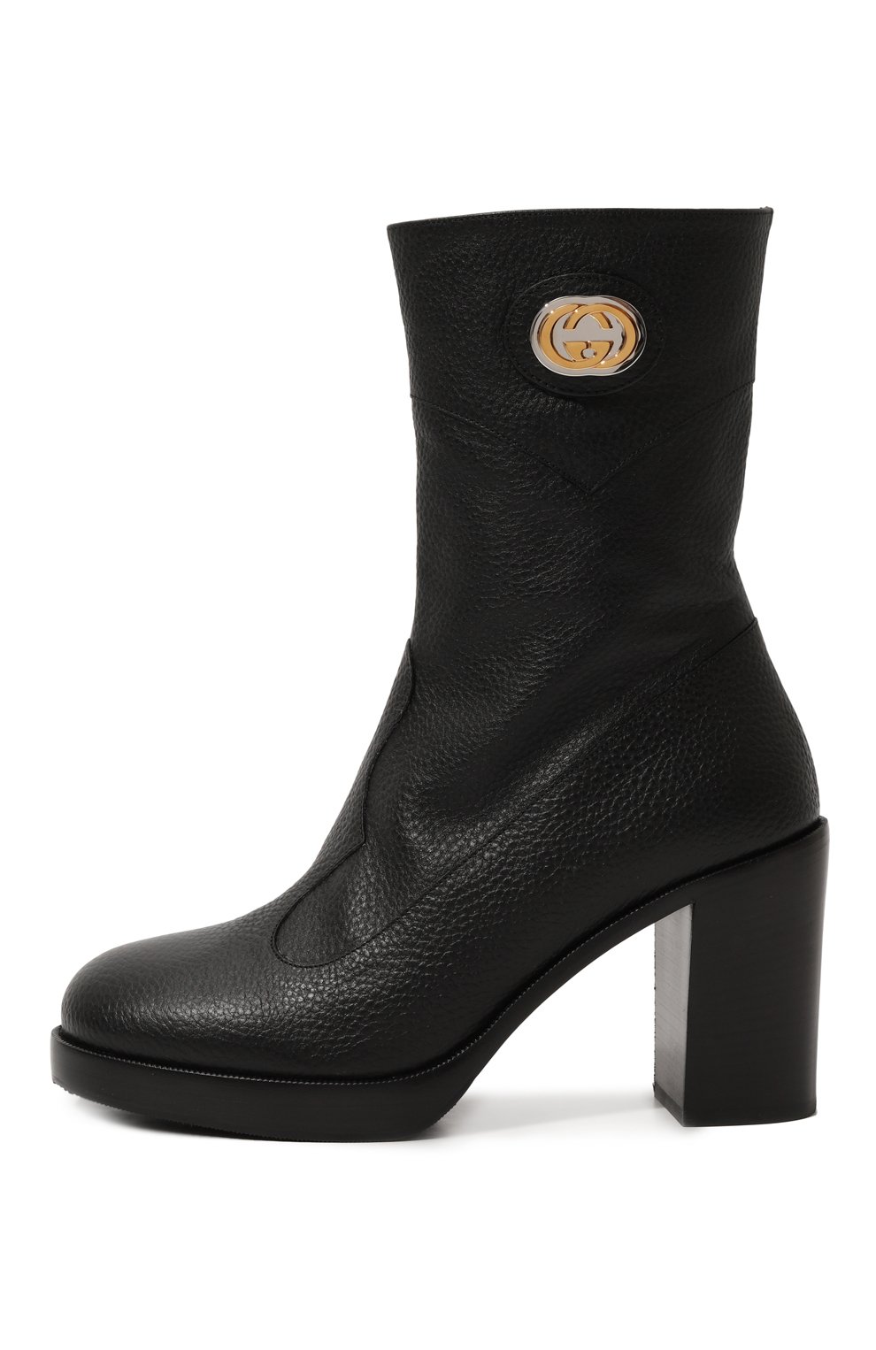 Кожаные полусапоги GUCCI, арт. 626747 0YX00, фото 4