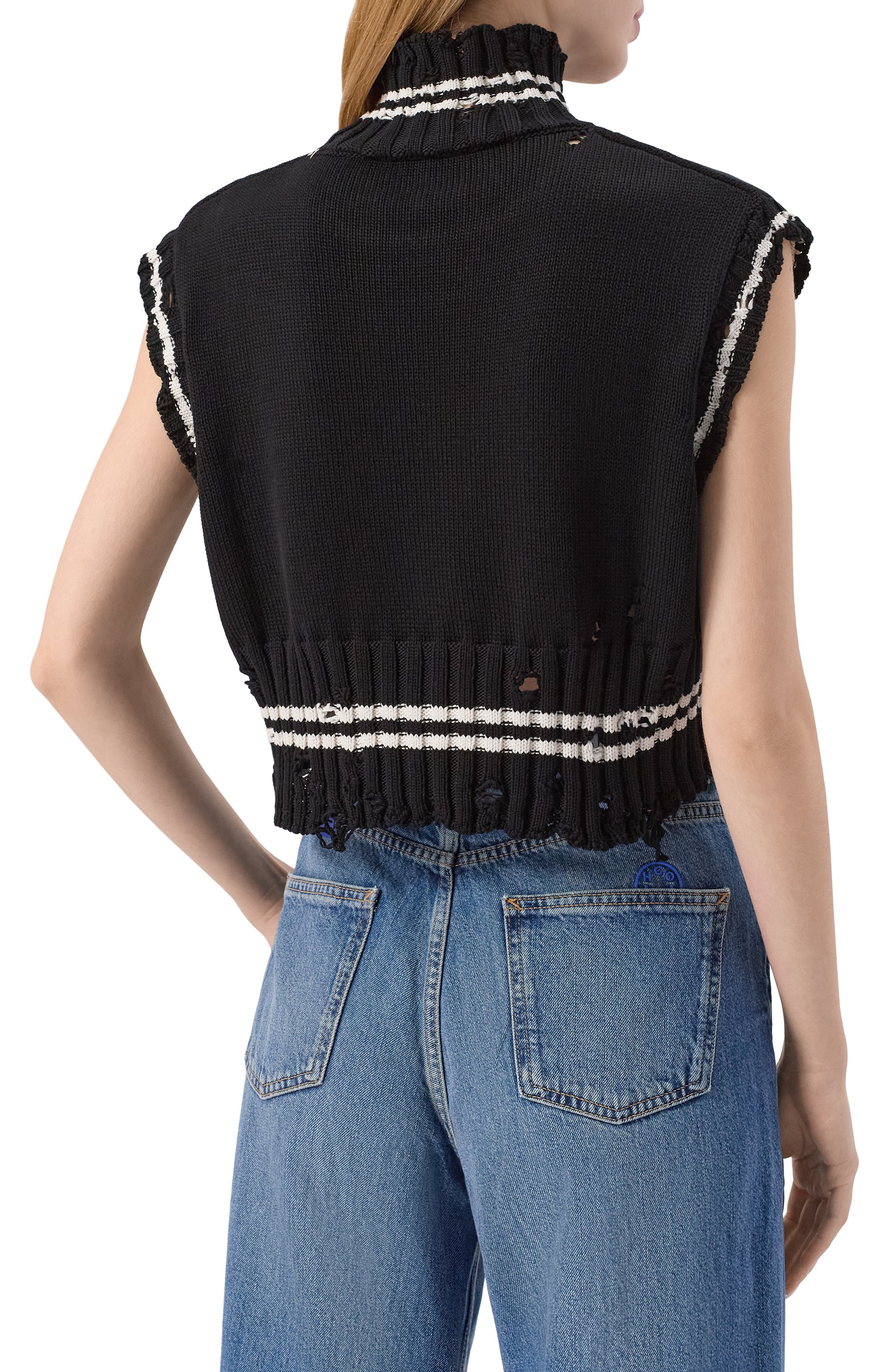 Хлопковый жилет MARNI, арт. DVMD0140Q0/UFC652, фото 4