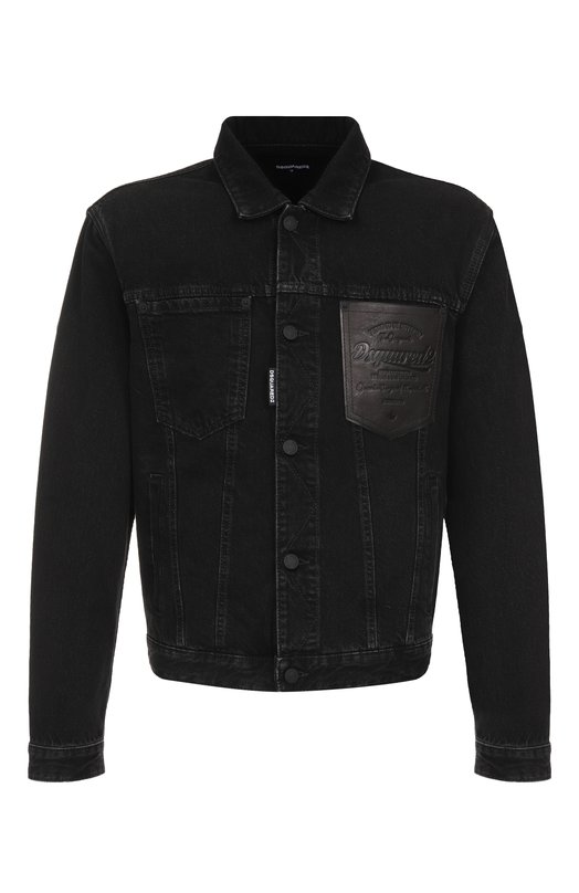 Джинсовая куртка Dsquared2 S74AM1604/D30015 Чёрный S74AM1604/D30015