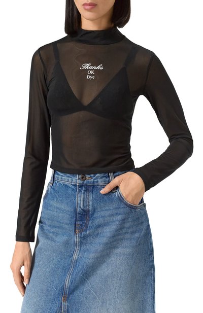 Топ HUGO BLUE черного цвета по цене 10500 руб., арт. 50534739, фото 3 Топ HUGO BLUE, арт. 50534739, фото 3