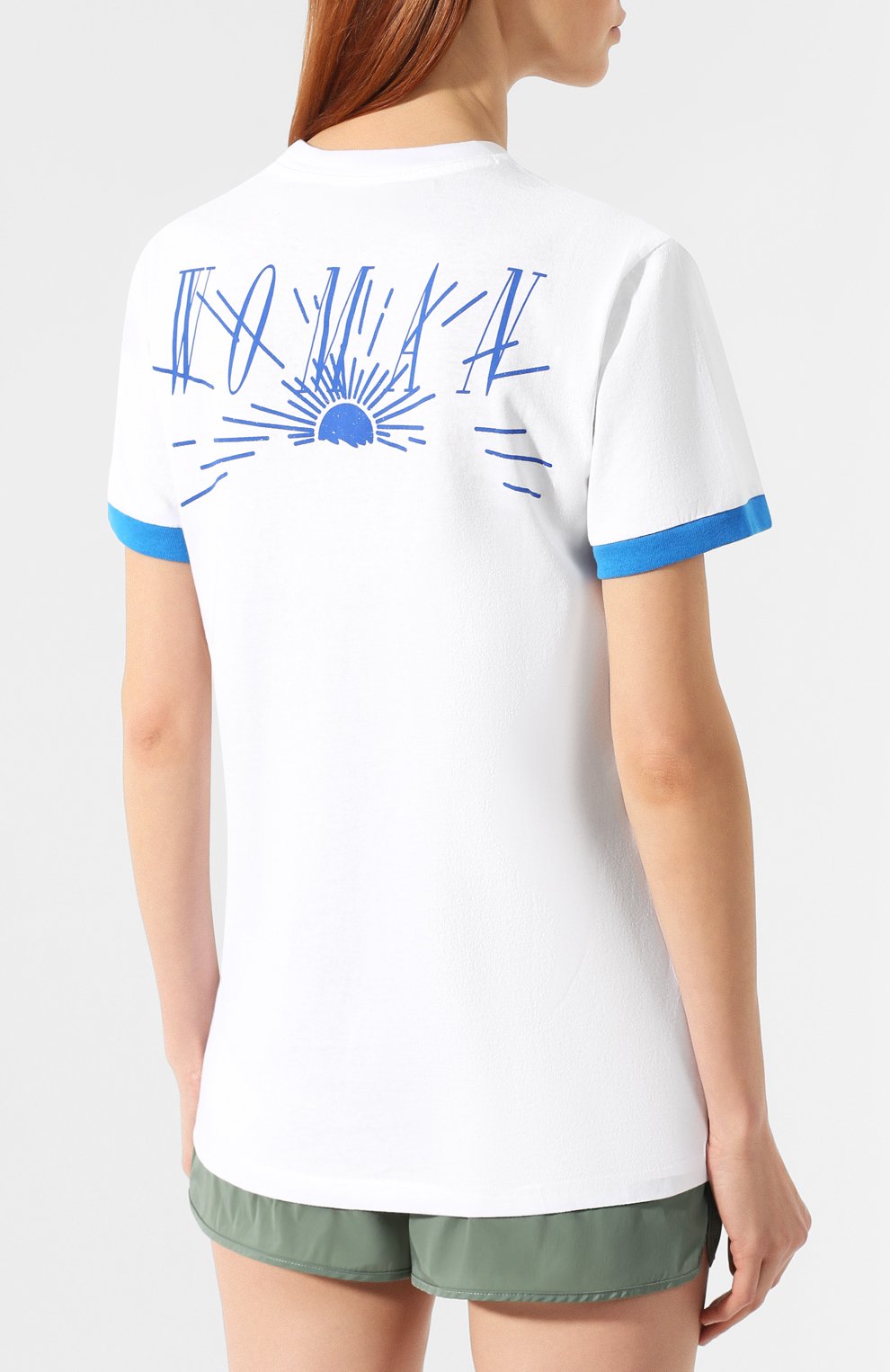 Хлопковая футболка OFF-WHITE белого цвета по цене 18250 руб., арт. 0WAA049R19B070510130, фото 4 Хлопковая футболка OFF-WHITE, арт. 0WAA049R19B070510130, фото 4