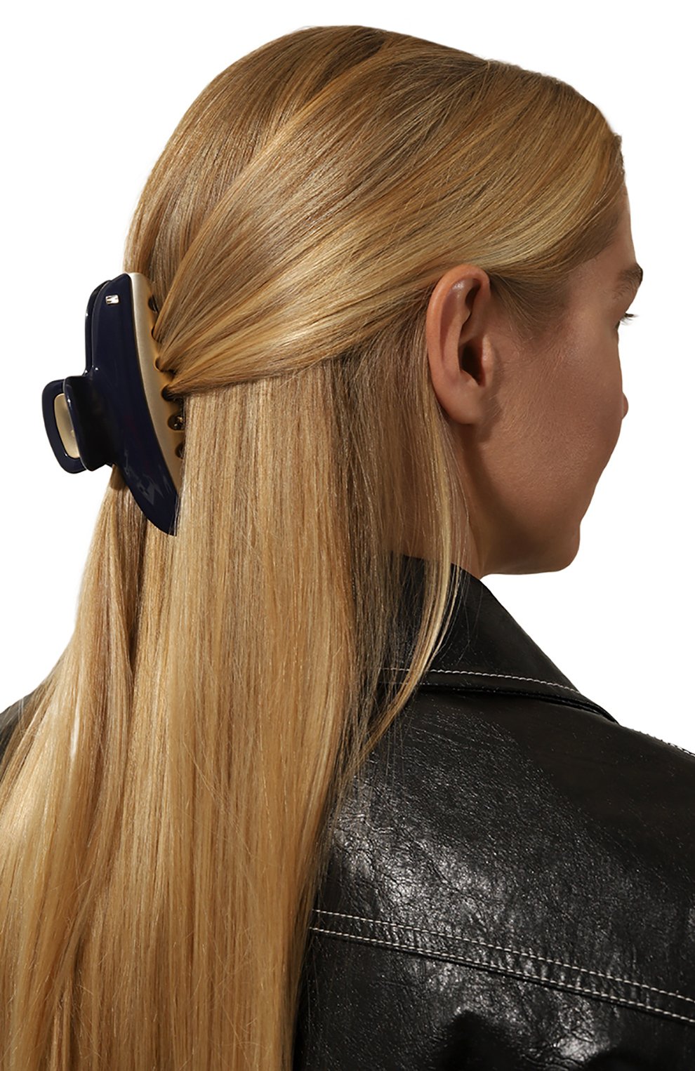 Заколка для волос ALEXANDRE DE PARIS темно-синего цвета по цене 12900 руб., арт. ICCL-12832-02 M5, фото 2 Заколка для волос ALEXANDRE DE PARIS, арт. ICCL-12832-02 M5, фото 2